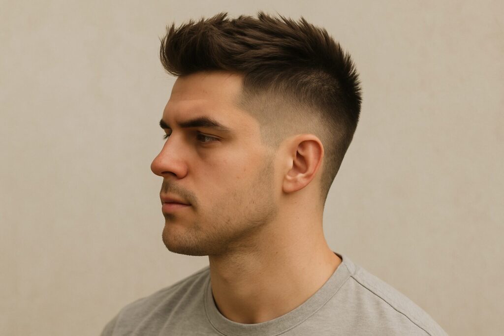 Burst Fade Frisur