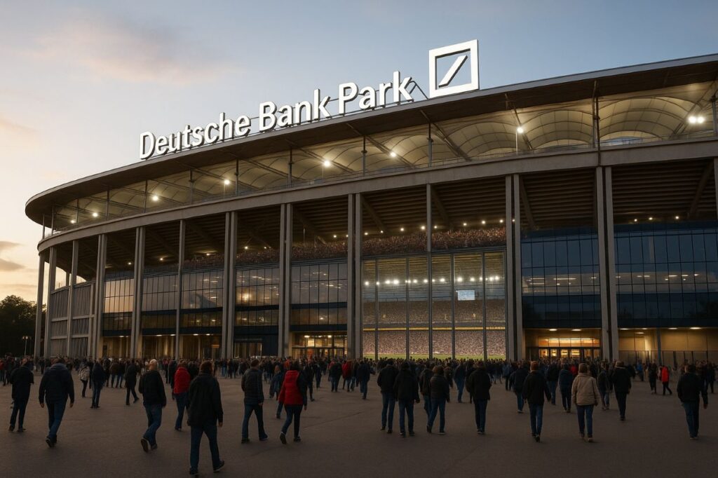 Wie ist der Deutsche Bank Park ausgestattet?